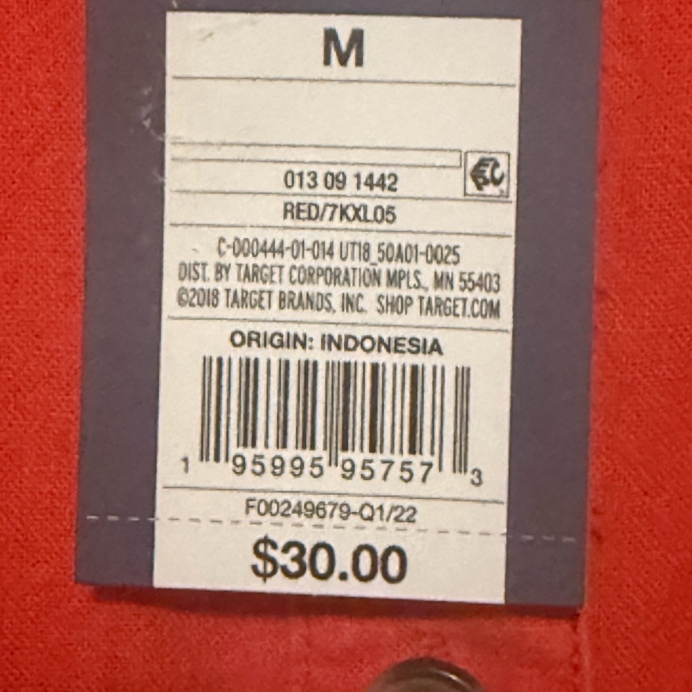 Universal Thread Vibrant Red Garment - Picture 4 of 4